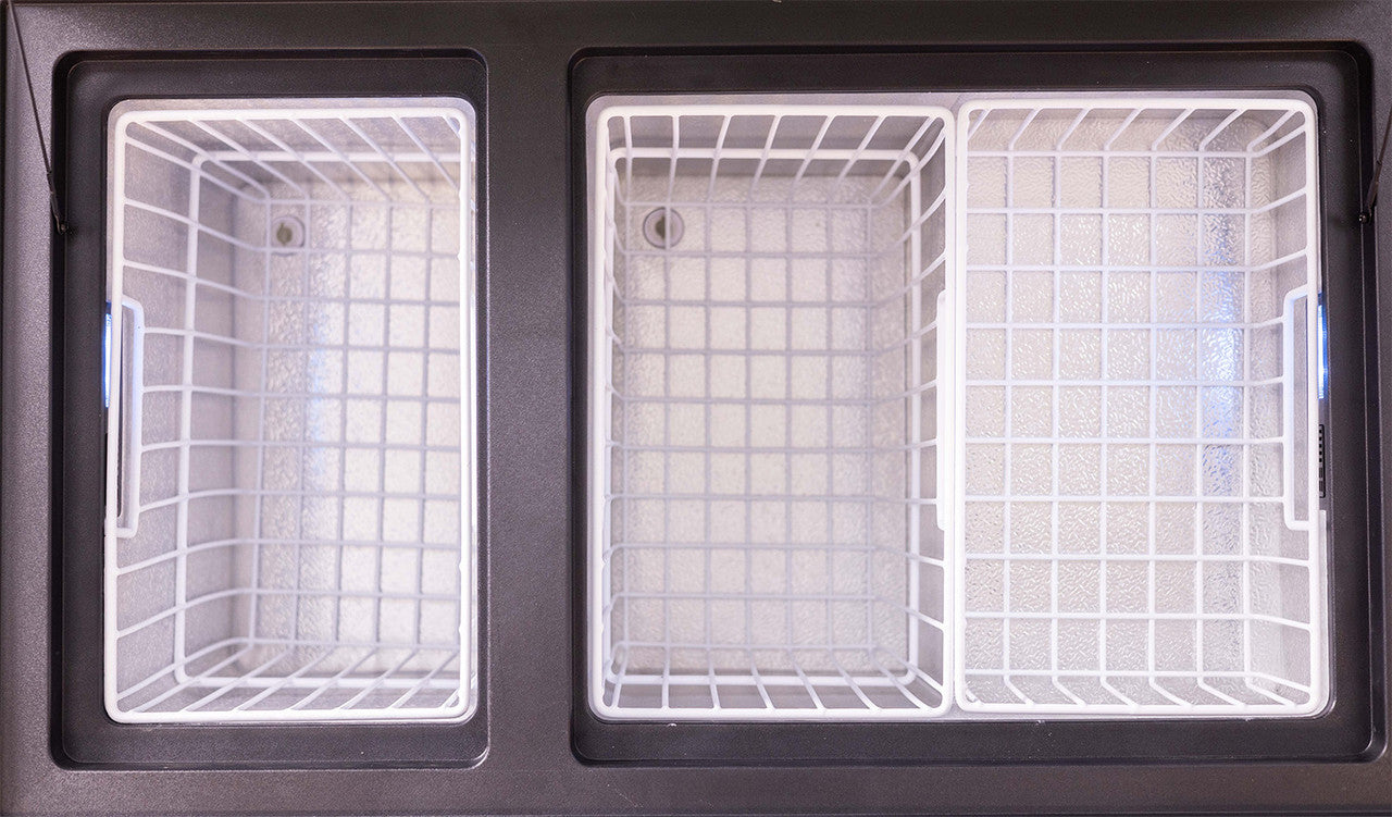 M-SERIES ICECUBE DUAL ZONE PORTABLE FRIDGE FREEZER - 65L