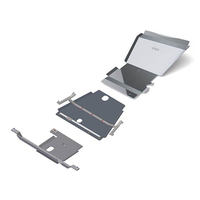 ASFIR 4x4 Toyota Land Cruiser Skid Plate Set