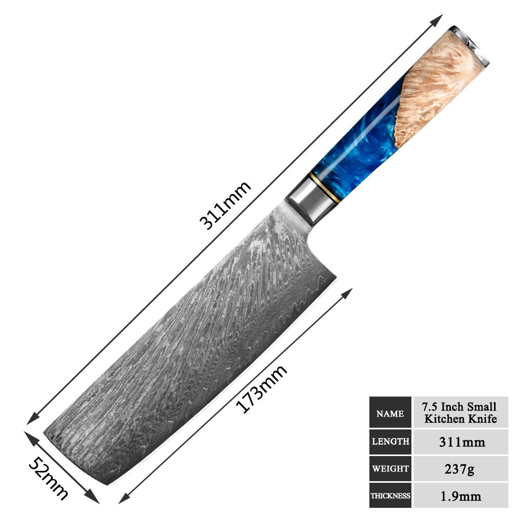 PREORDER: Eight Piece VG-10 Japanese Steel Kitchen Knife Set by Vintage Gentlemen