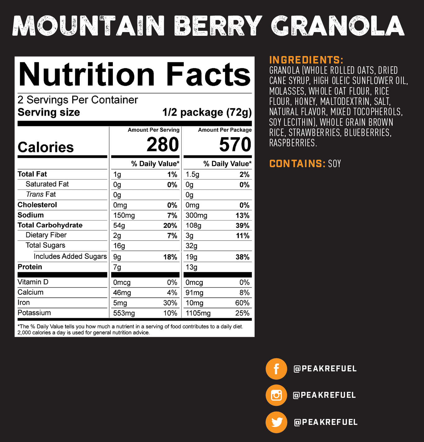 Peak Breakfast Pack 2.0 by Peak Refuel