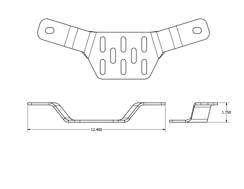 Overland Kitted Raised Boomerang Mount
