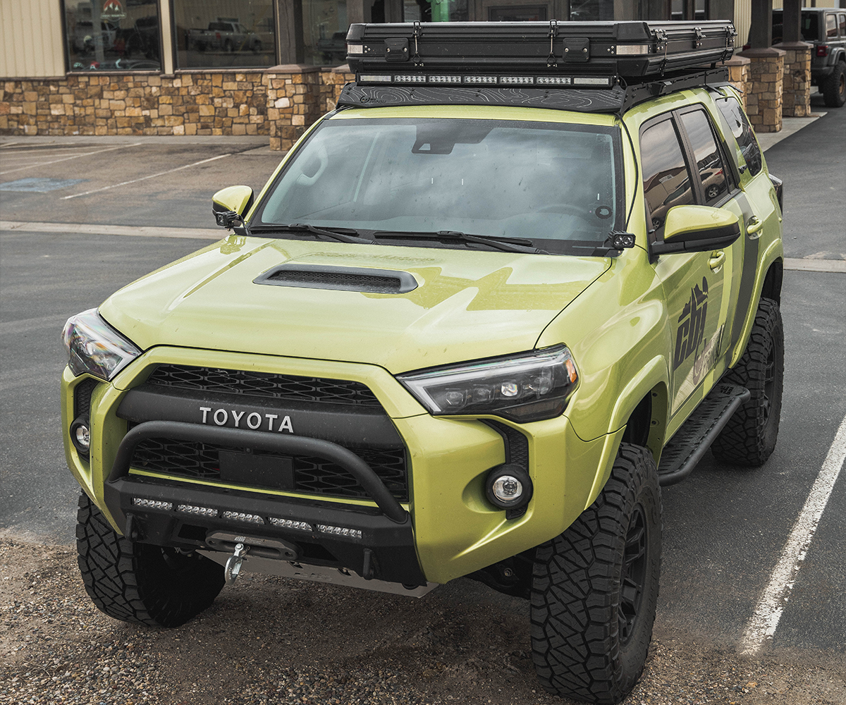 2010+ Toyota 4Runner CBI Overland Rock Sliders with Kick Out