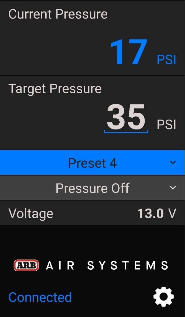 ARB Compressor Pressure Control (‎830001)