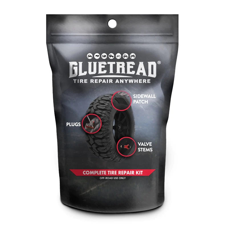 GlueTread Complete Tire Repair Kit