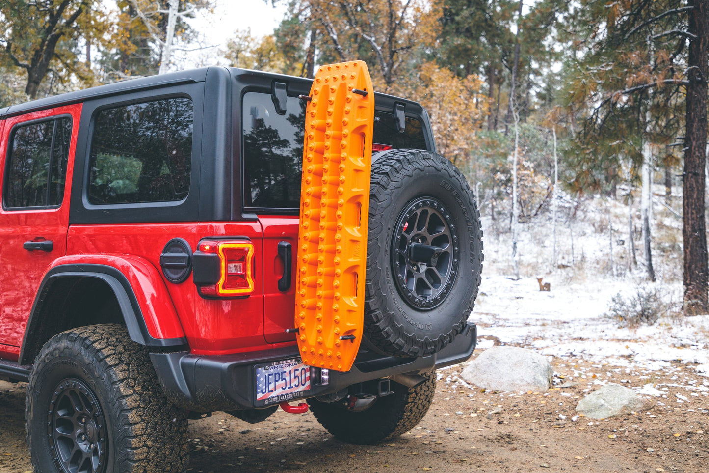 Overland Kitted Spare Tire MAXTRAX Mounting System