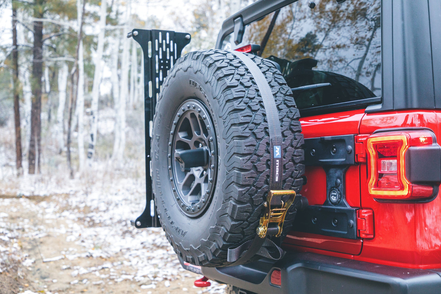 Overland Kitted Spare Tire MAXTRAX Mounting System