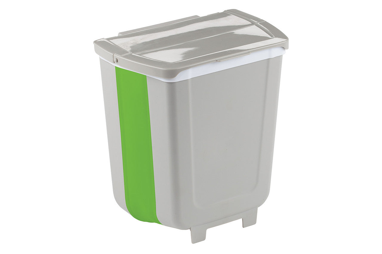 COLLAPSIBLE OVERLAND TRASH CAN WITH LID - 8L