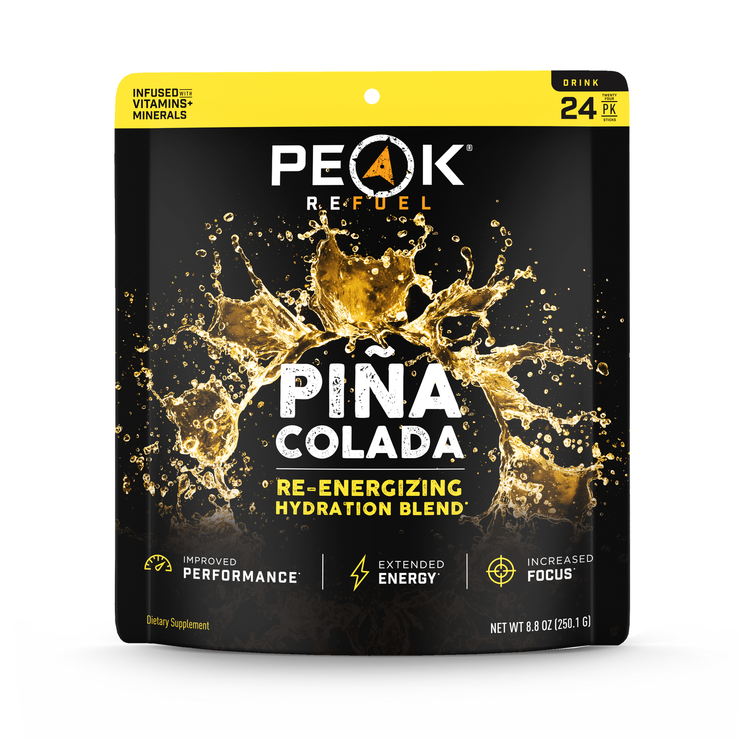 Pina Colada Re-Energizing Drink Sticks by Peak Refuel