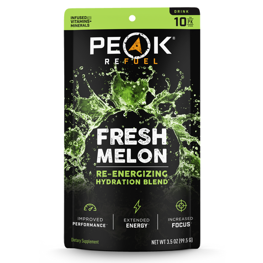 Fresh Melon Re-Energizing Drink Sticks by Peak Refuel