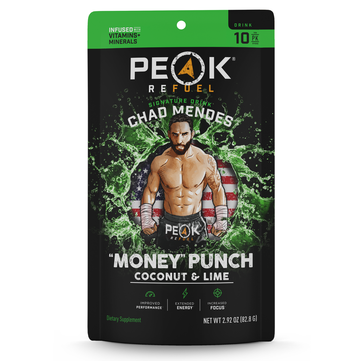"Money" Punch Coconut & Lime Energy Drink by Peak Refuel