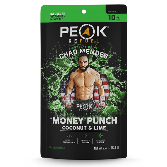 "Money" Punch Coconut & Lime Energy Drink by Peak Refuel