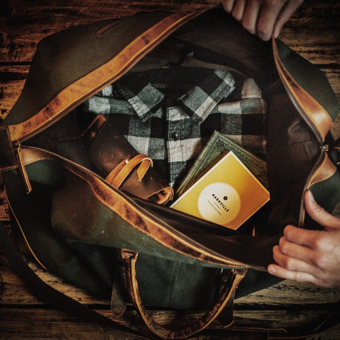 The “Weekender” Duffle Bag by Vintage Gentlemen