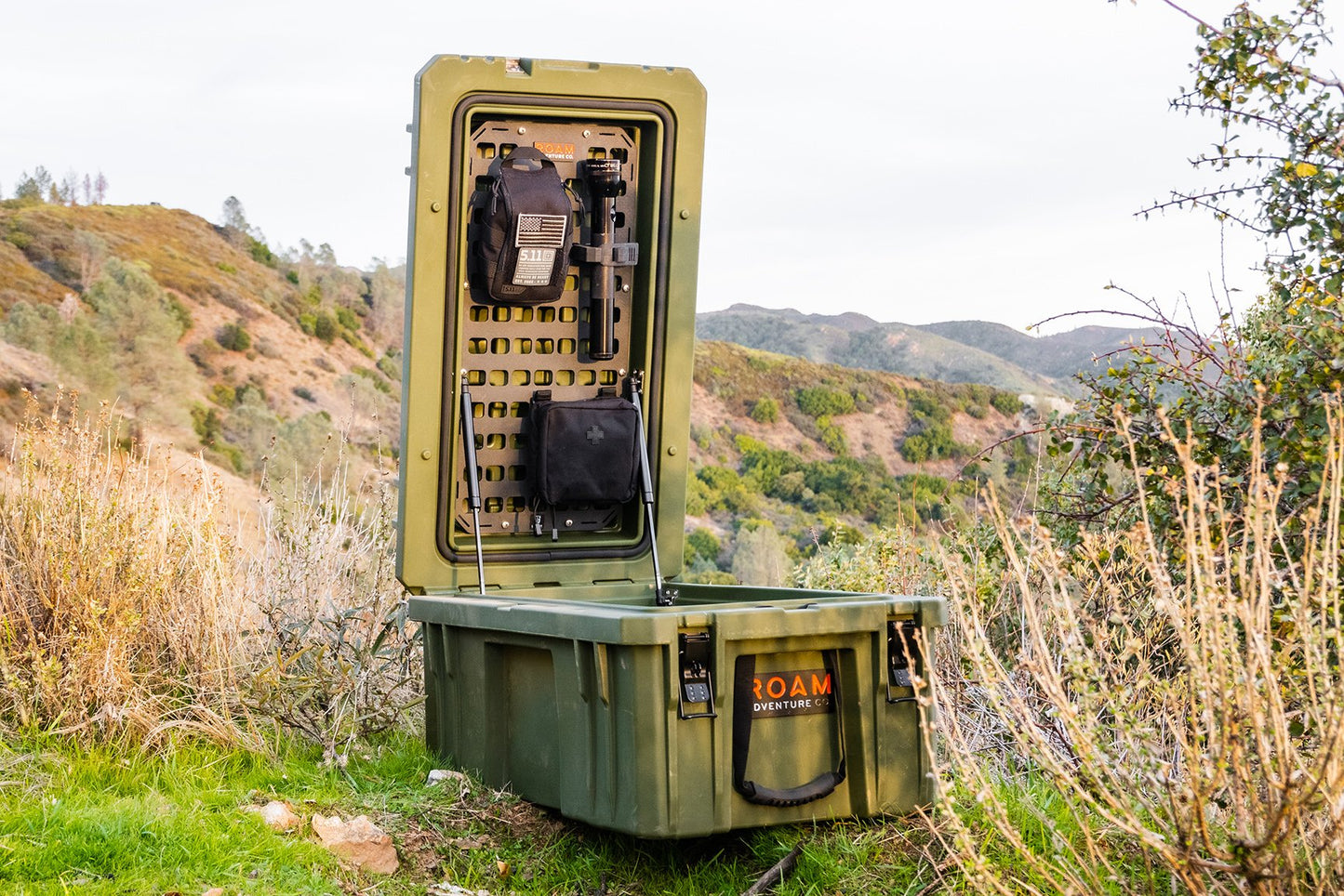 105L Rugged Case Molle Panel by ROAM Adventure Co.